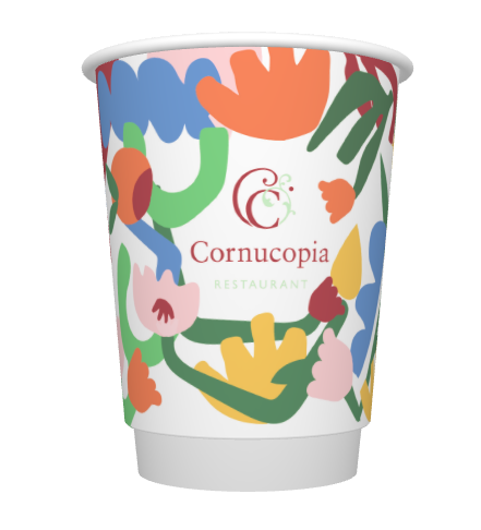 CORNACOPIA 12OZ DW P2P CUP - 500(N)